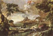 Landscape with St Augustine and the Mystery of the Trinity (mk08) DUGHET, Gaspard